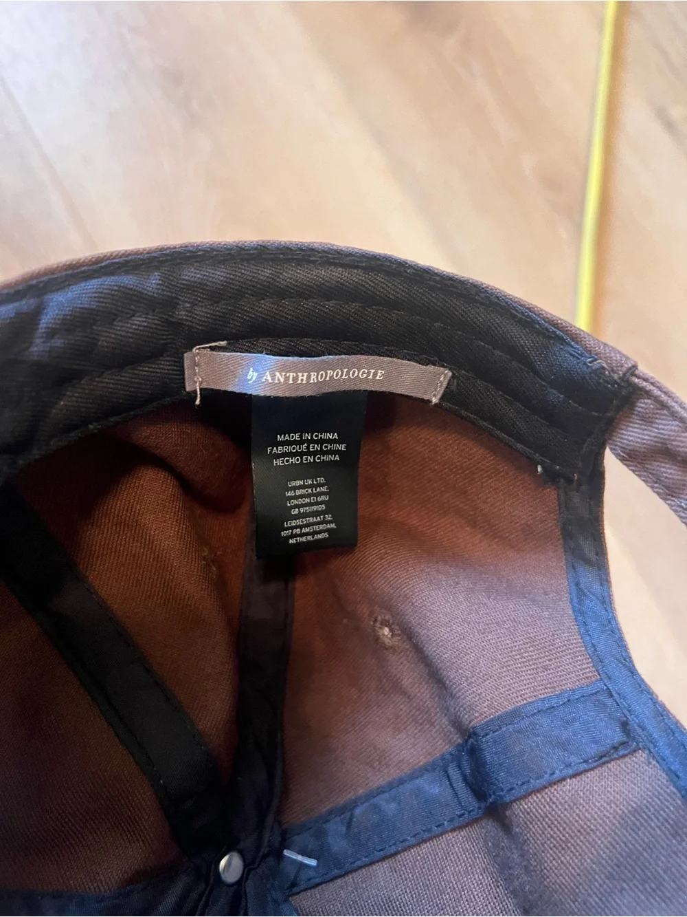 Brown Baseball Cap with Pink Embroidered Boot - Anthropologie